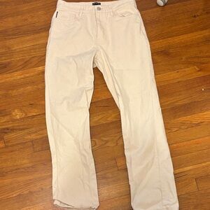 Frank & Oak Cream Slim Straight Men Jeans